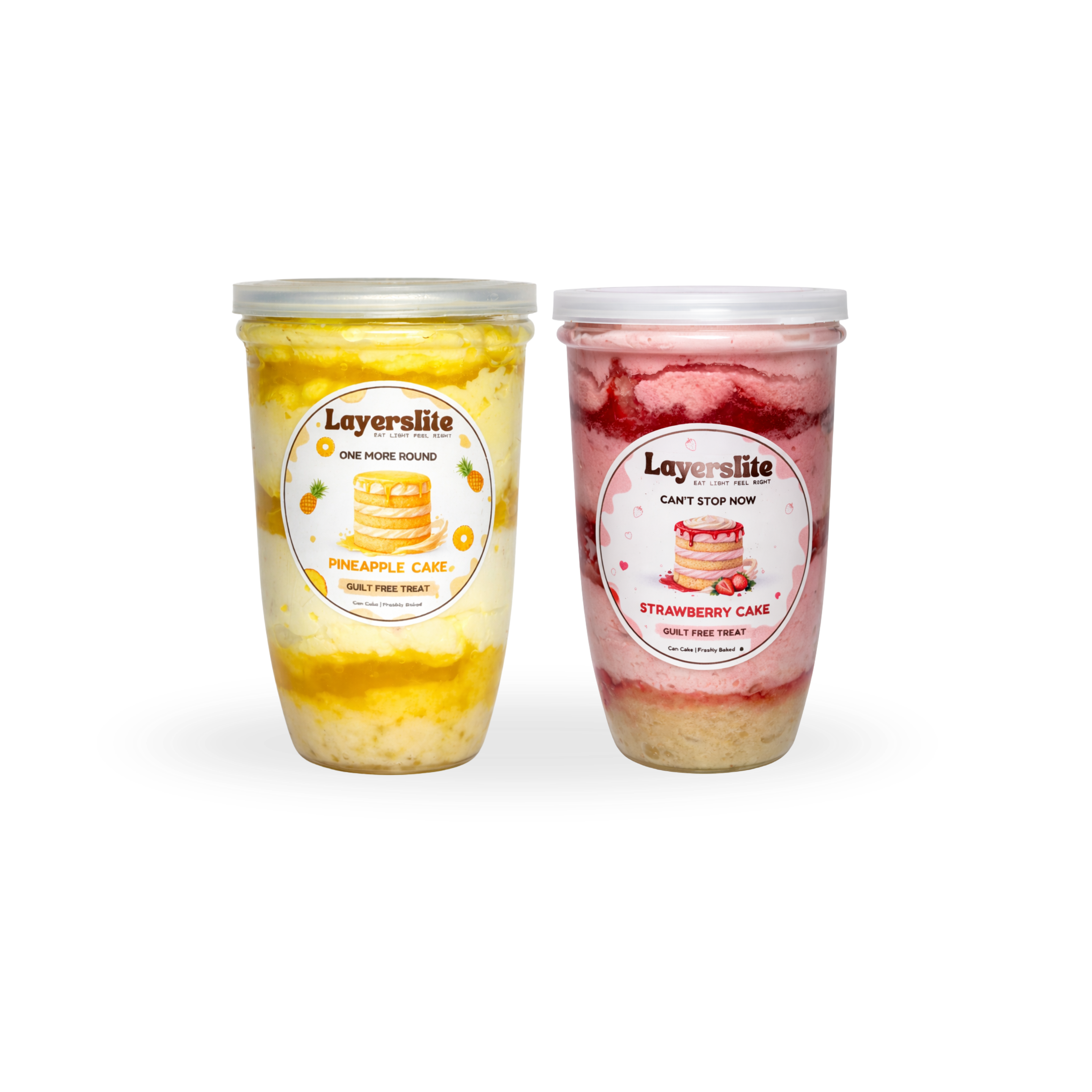 Strawberry & Pineapple Can Cake