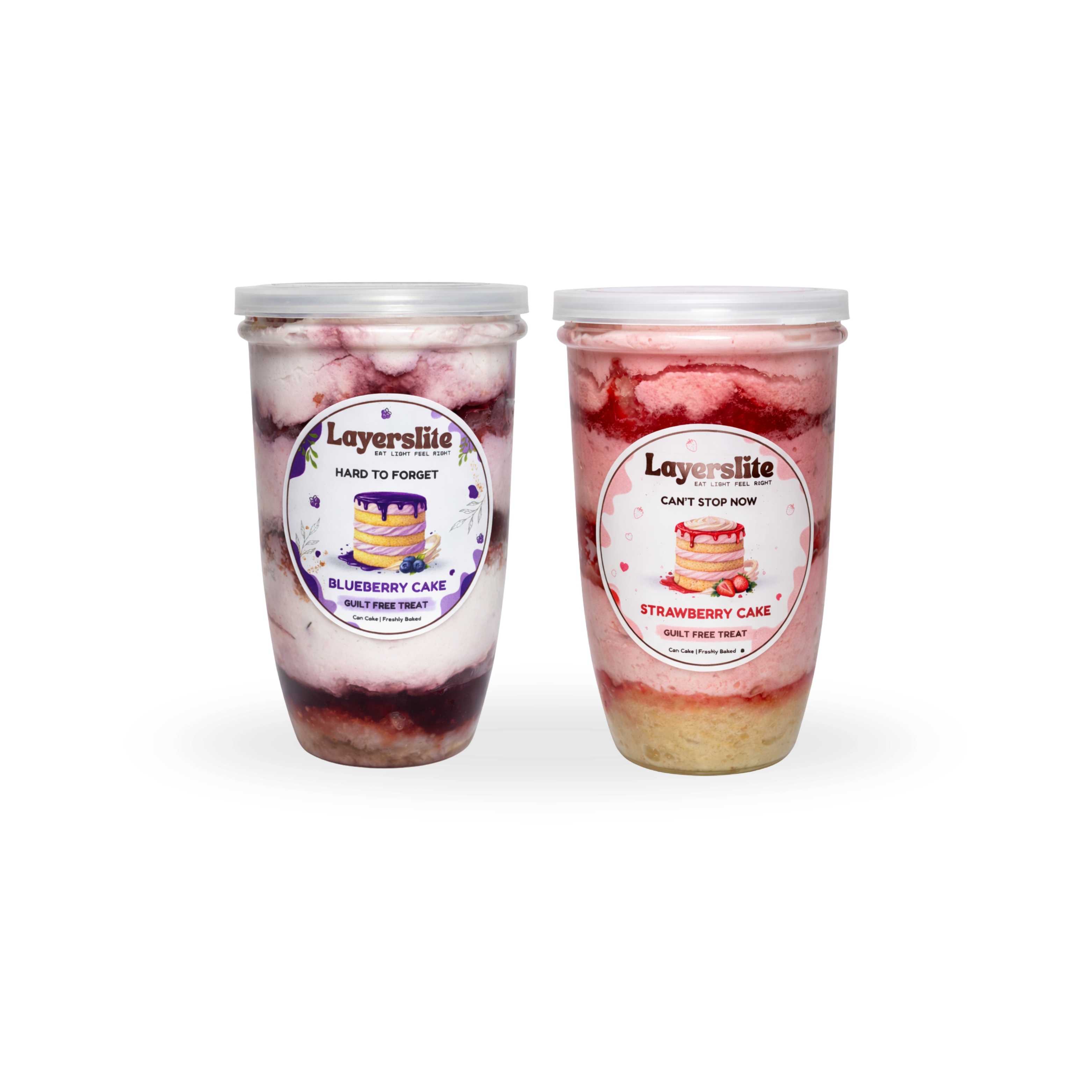 Strawberry & Blueberry Can Cake