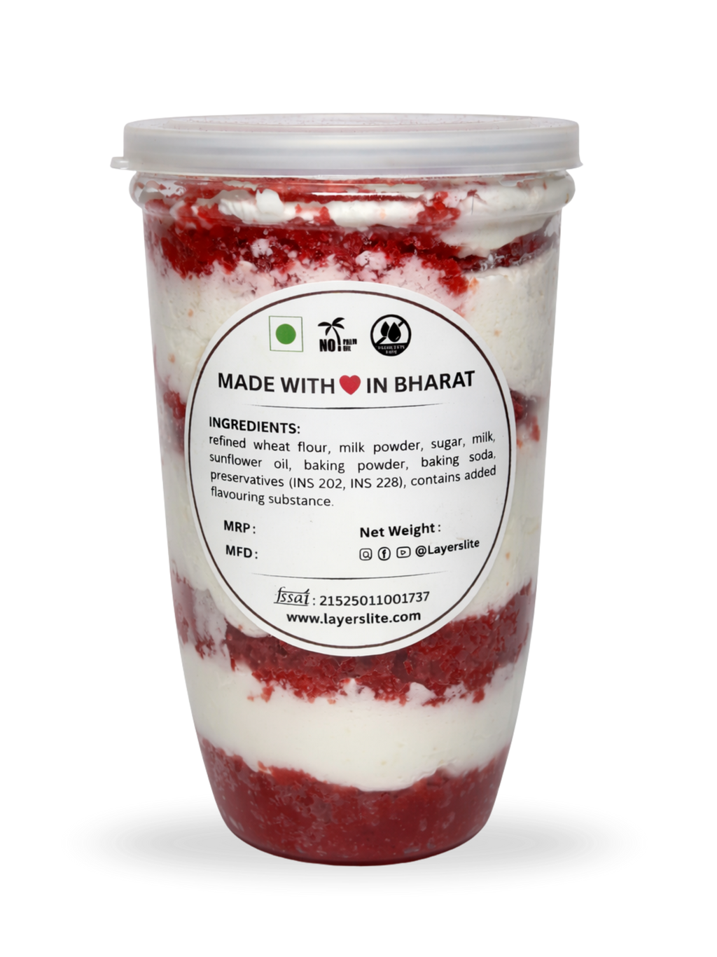 Red Velvet Cheese Can Cake